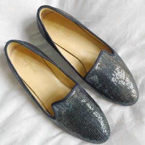 Cole Haan Sabrina Black Sequin Loafers Slip-ons- size 8